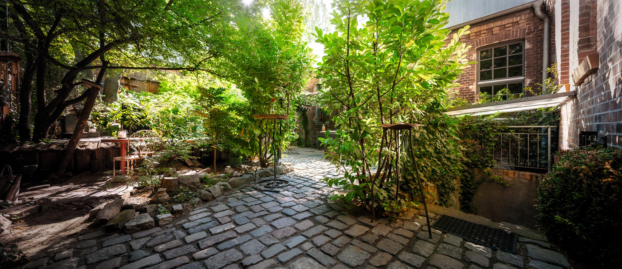 Bild vom Garteneingang